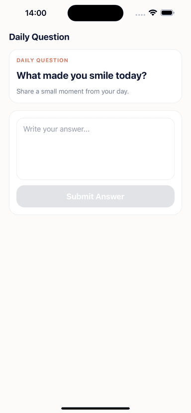 Daily question